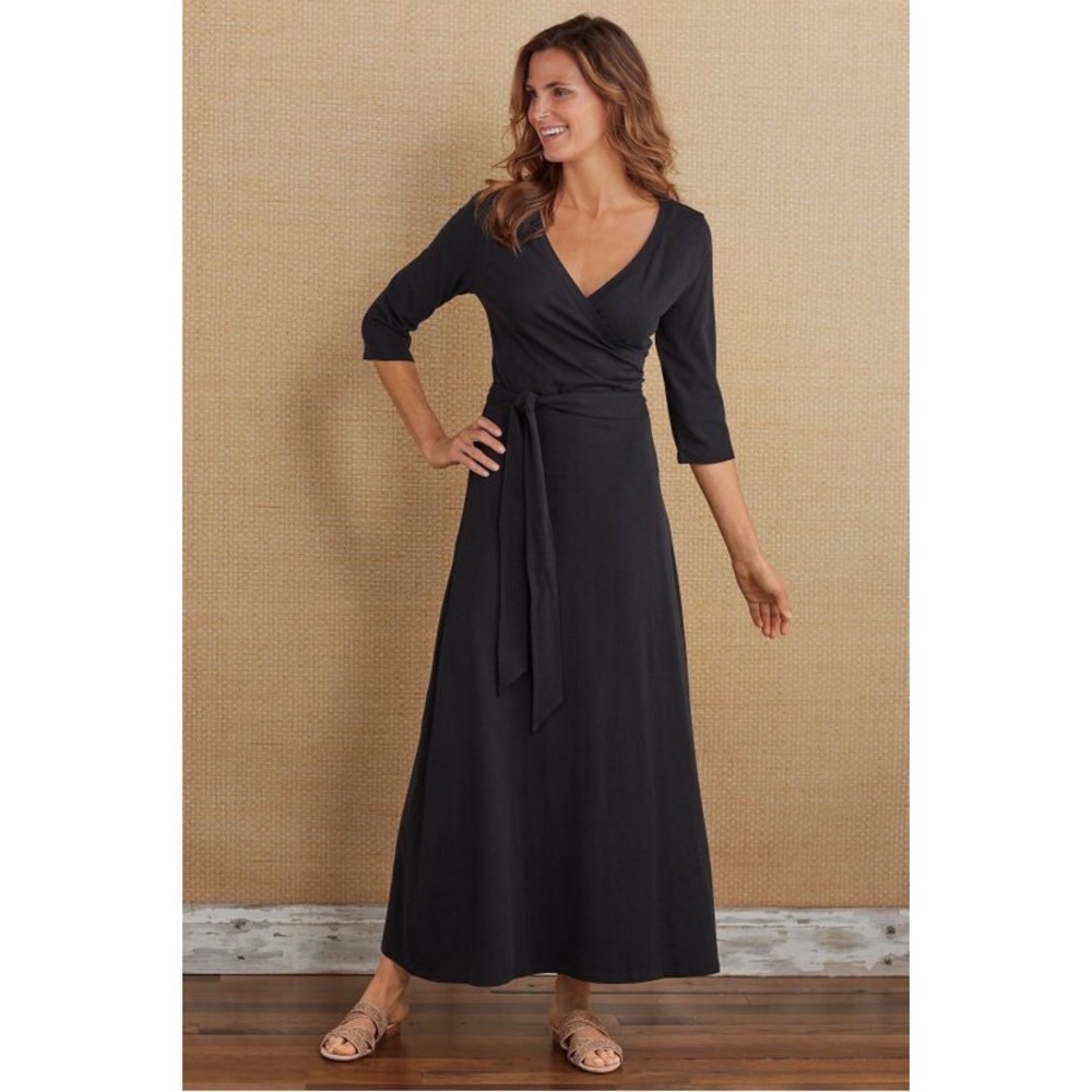 Soft Surroundings | Salvadora Wrap Maxi Dress
